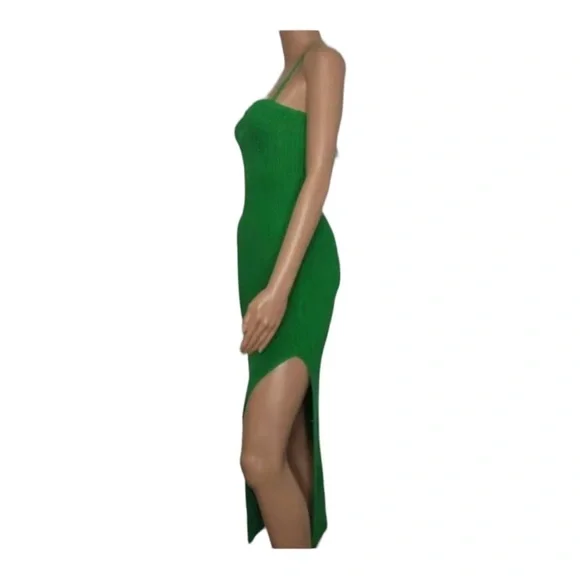 dominique asymmetrical dress Charlie Holiday Dominique Midi Dress